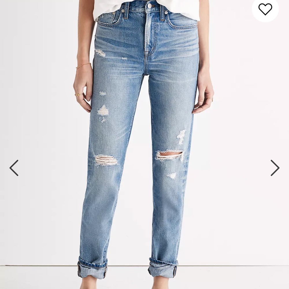 MADEWELL PERFECT VINTAGE JEAN DISTRESSED 27